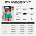 thumbnail image 5 of Fotbe Diamond Shaped Seamless Shorts, Womens Workout Shorts High Waist Stretch Booty Short for Gym/Yoga/Running/Biking-XX-Large-Small, 5 of 8
