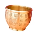 thumbnail image 4 of Cuenco del tesoro Feng Shui de 7,4 cm de altura con símbolo Fu para la riqueza y el dinero en el escritorio. Diámetro 9 cm, 4 of 9