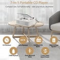 thumbnail image 4 of Reproductor de CD portátil de escritorio M-Amazup con altavoces dobles, USB, AUX y radio FM, 4 of 8