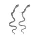 thumbnail image 1 of Pendientes con Incrustaciones de Plata | Diseño de Tendencia de Moda | Tachuelas Desmontables | Pendientes de Alto Estilo para Mujer, 1 of 4