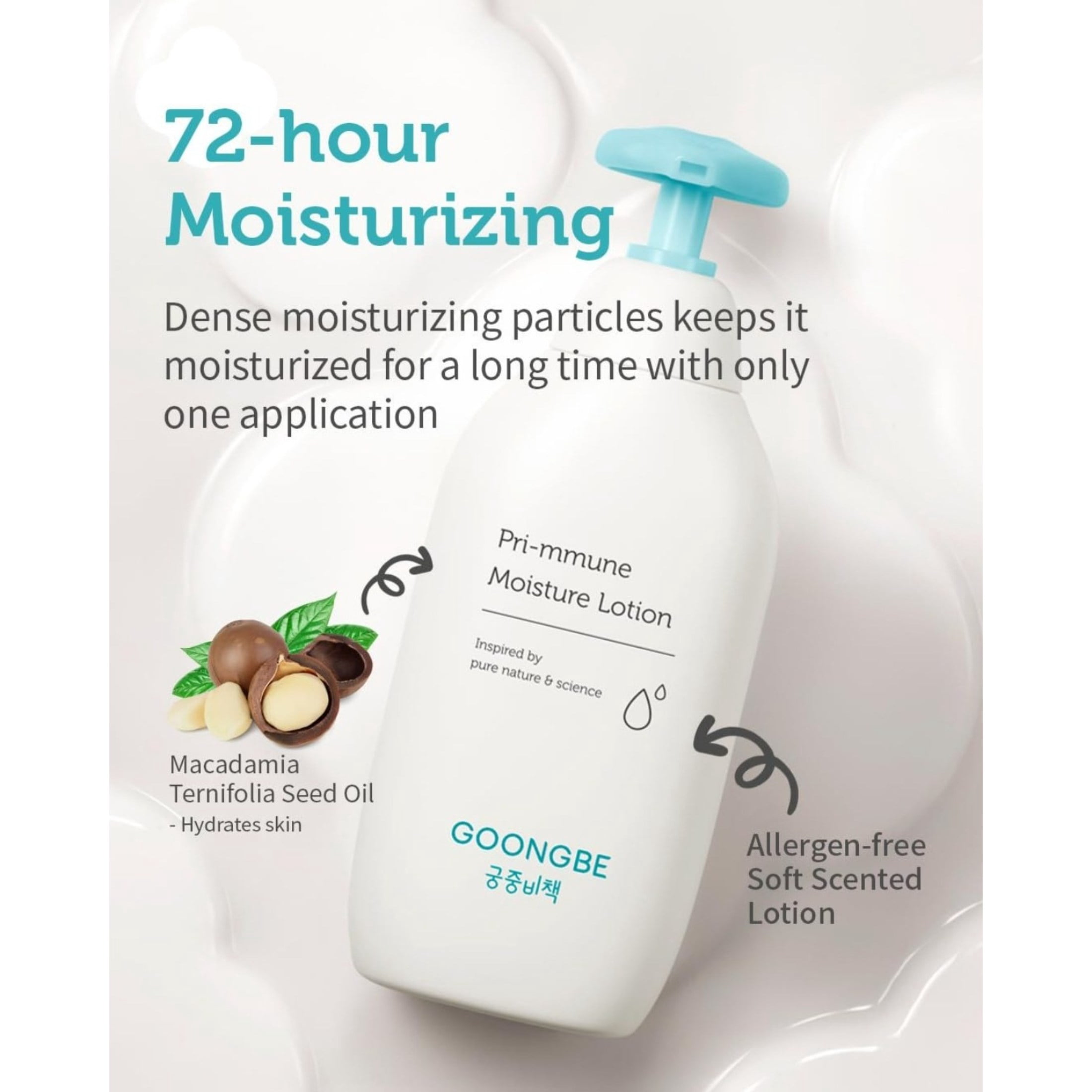 GOONGBE Pri‑mmune Moisture Lotion 350 ml – Daily Barrier Care for Sensitive Skin