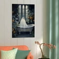 thumbnail image 4 of Cute Ghost Takes A Bath Tub Halloween Home Decor Poster Wall Art Hanging Picture Print Bedroom Decorative Painting Posters Room Aesthetic 12x18inch(30x45cm), 4 of 6