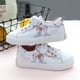 thumbnail image 1 of Zapatos de dibujos animados de Disney Frozen para niñas, nueva moda de primavera y otoño, zapatos blancos de princesa para niños, zapatos deportivos casuales elsa 27-Insole17.5 CM Gao Jinjia LED, 1 of 2