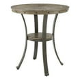thumbnail image 1 of Linon Franklin Metal and Wood Pub Table in Pewter, 1 of 5