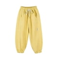 thumbnail image 2 of SJLDQY Girls Sweatpants Casual Elastic Drawstring Waist Joggers for Girls Comfy Pants with Pockets, 2 of 4