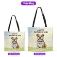 thumbnail image 5 of Cute Bulldog Loves Dad Happy Father's Day All Over Print 3D Canvas Tote Bag Dog Lover Gifts Idea Reusable Handbag - 12008, 5 of 5