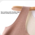thumbnail image 6 of Women Thermal Vest Sleeveless Solid Color Underwear Seamless Warm Basic Top Elastic Cold Weather Warmer Clothing Warming Skin Color, 6 of 8