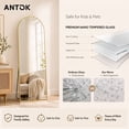 thumbnail image 6 of Antok Arched Full Length Floor Mirror 71" x2 5.1" Full Body Mirror with Stand, for Bedroom, Living Room, Cloakroom, Gold, 6 of 10