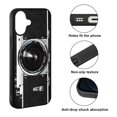 thumbnail image 2 of WIRESTER Shockproof Soft Rubber Cover Case for Apple iPhone 17 6.3" 2025, Retro Vintage Camera Zoom, 2 of 5