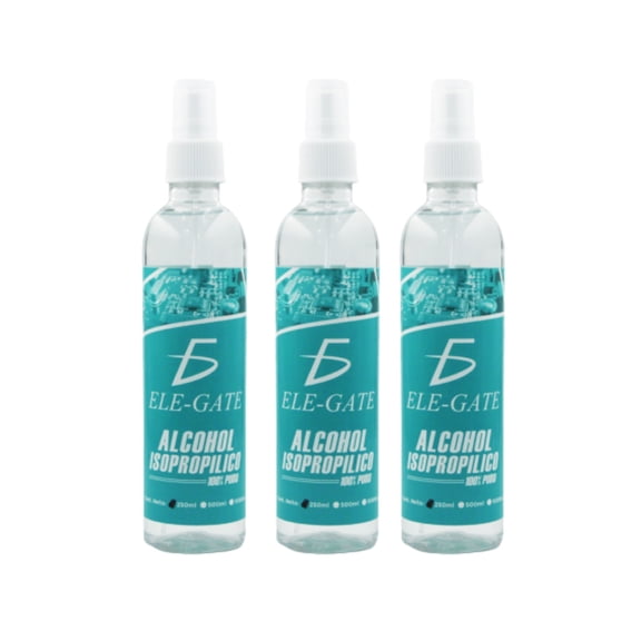 Alcohol Isopropílico 250 ml 3pz 24 Tecno
