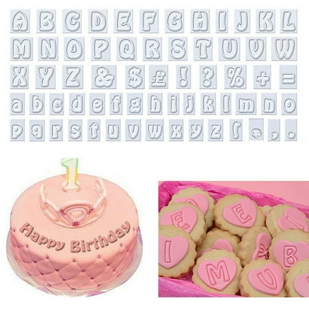 

LEPAI 64Pcs Baking Mold Heat-resistant Non-stick Easily Demold Pastry Tool English Letters in Upper And Lower Cake Mold for Bakery