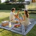 thumbnail image 4 of Farmhouse Wood Grain Outdoor Rug for Patio/Deck/Porch, Non-Slip Large Area Rug 5 x 8 Ft, Vintage Country Barn Gate Textured Indoor Outdoor Rugs Washable Area Rugs, Camping Rug Carpet Runner, 4 of 8