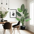 thumbnail image 6 of Garvee Artificial Bird of Paradise Plant 5 Feet (59 In) Tall Fake Banana Leaf Plant for Indoors and Outdoors, Faux Palm Tree with Plastic Pot for Office and Home Decor, 6 of 7