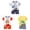 6Pcs Cute Baby Boy Clothes-Sky Blue+Hot Pink+Light Yellow, variant on Gerichy Toddler Boys Toddler Baby Boys Summer Outfits 6 9 12 18 24 Months 2T 3T Patchwork Crew Neck Short Sleeve T Shirts Elastic Waist Shorts 6Pcs Clothes Set