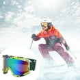 thumbnail image 4 of Ettsollp Winter Ski Goggles Winter Outdoor Ski Goggles for Men Women Double Layers Lens Anti-fog Snow Sunglasses Windproof Uv Protection Eyewear for Cycling, 4 of 8