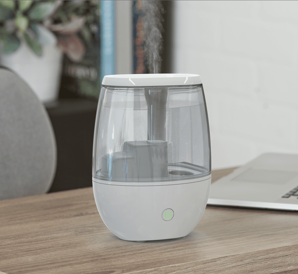 Mainstays Ultrasonic Cool Mist Humidifier with Aroma HU0019013W, White