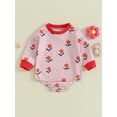 thumbnail image 2 of Emmababy Baby Girls' Floral Print Long Sleeve Jumpsuits, 2 of 9