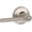 Silver, variant on Schlage J40BRW619 Broadway Privacy Door Lever Set From The J-Series - Nickel
