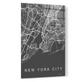thumbnail image 2 of Epic Art 'NYC Grey Map' by Seven Trees Design, Acrylic Glass Wall Art, 16"x24", 2 of 3