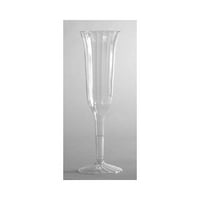 WNA Comet 5 oz Classicware Plastic Champagne Flute in Clear by WNA Comet