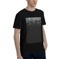 thumbnail image 2 of Bingfone Silver Glitter1 Men'S Loose Fit Short-Sleeve Pocket T-Shirt, 2 of 7