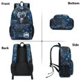 thumbnail image 3 of Mochila escolar Bluboon para niños y adolescentes mochila para libros 3 unidades azul, 3 of 9