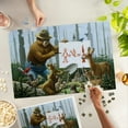 thumbnail image 4 of Lantern Press 1000 Piece Jigsaw Puzzle, Smokey Bear, Forest Fire Equation, Officially Licensed Vintage Poster, 4 of 5