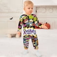 thumbnail image 3 of Rugrats Baby Long Sleeve Footless, Infant Playsuit Romper Jumpsuits for Boys Girls, 3 of 8