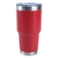 thumbnail image 1 of Vasos de Acero Inoxidable - Termo Tumbler | Vaso Térmico de 30oz - 900ml | Mantiene La Temperatura Entre 8 y 24 Horas - Bebidas Frias y Calientes | Tapa rojo 30oz - 900ml NORDAY 30TBLACK, 1 of 6