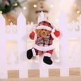 thumbnail image 3 of Christmas Pendant Santa Snowman Elk Cloth Art Dog Bear Doll Decor New Year 2024 For XMAS Tree Ornaments Children's Gifts, 3 of 5