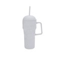 thumbnail image 1 of Way To Celebrate 31.6 oz White Matte Acrylic Skull Tumbler, 1 of 7