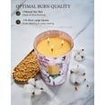 thumbnail image 6 of M&SENSE Moonlight Tuberose Large Candles, Natural Soy Long Lasting Slow Burning Candle 35oz 150 Hours Burn, 6 of 7