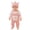1-Pink3656, variant on WOYY Girls Outfits Baby Cute Romper and Overalls with Hat 3Pcs Set, Sizes 0-18 Months