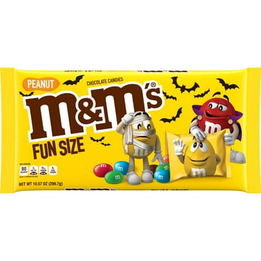 M&M's Peanut Fun Size Halloween Chocolate Candy - 10.57oz Bag