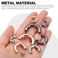 thumbnail image 3 of 8Pcs Metal D-Ring Connector Buckles, Alloy Arch Bridge D-Ring Buckles Chain with Screws (Light Gold, 0.9" x 0.2"), 3 of 6