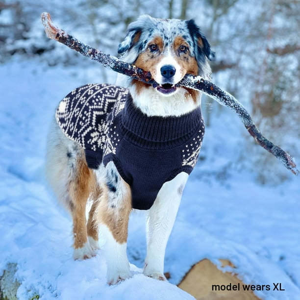 Dog Sweater Christmas Winter Warm Dog Clothes for Small Medium
