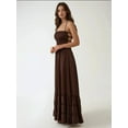 thumbnail image 4 of Textured Maxi Dress with Square Collar, 4 of 5