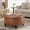 Brown, variant on VEANERWOOD 30" Inch Faux Leather Upholstered Storage Ottoman Bench, Tufted Coffee Table with Lift Top for Living Room Bedroom Furniture