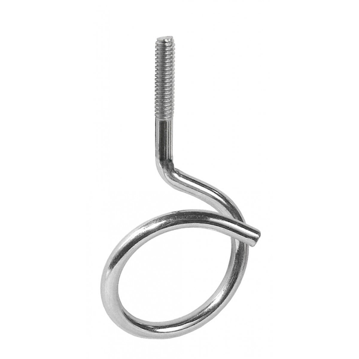 10 Pcs, Zinc Plated Steel Bridle Ring, 11/2 In. Loop, 1/420 Machine
