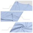 thumbnail image 6 of Kukoosong Men's Deep V-Neck Linen T-Shirts Solid Color Short Sleeve Pullover for Summer Casual, and Relaxed Tee Shirt for Men, 6 of 7