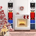 thumbnail image 4 of 1 Pair Outdoor  Doorway Soldier Model Nutcracker Banners Christmas Decorations, 4 of 11