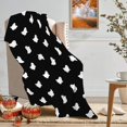 thumbnail image 6 of Halloween Ghost Throw Blanket Cute Ghost Blanket for Picnic Camping Travel Lightweight Fuzzy Cozy Throw Blankets for Living Room Sofa Couch 50" x 60", 6 of 6