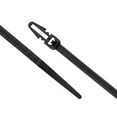 thumbnail image 2 of Secure Cable Ties 6 Inch UV Black Intermediate Push Mount Cable Tie - 100 Pack, 2 of 4