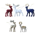 thumbnail image 2 of Adornos de reno Matsuzay decoración navideña feliz Navidad color blanco, 2 of 6