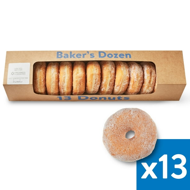 Freshness Guaranteed Baker's Dozen Sugar Topped Donuts, 27 oz, 13 Count