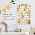 thumbnail image 7 of FMSHPON Cute Bear Clipboard Hardboard Wood Nursing Clip Board and Pull for Standard A4 Letter 13x9 inches, 7 of 7