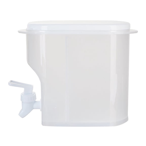 Miwamany 3L Refrigerator Drink Dispenser with Spigot, Transparent Cold Beverage Container Leak Proof Fridge Kettle Jar with Lid,Large Water Dispenser for Juices Iced Tea Summer Party Kitchen