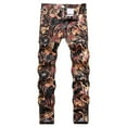 thumbnail image 2 of Styesk Pantalon Homme Tendance Mode Élastique Slim à Nouer Jambe Droite, 2 of 8