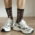 thumbnail image 6 of Hirioo Monster Truck Pattern Adult Middle Tube Socks Breathable Sock Non-Pilling,Contrasting Color Design, 6 of 6