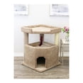 thumbnail image 2 of Asian Aesthetics Round Multi Scratcher - 16 x 16 x 24 inches, Scratch Prevention Cat Post, Carpet Material, Easy to Assemble in Brown Color, 2 of 5